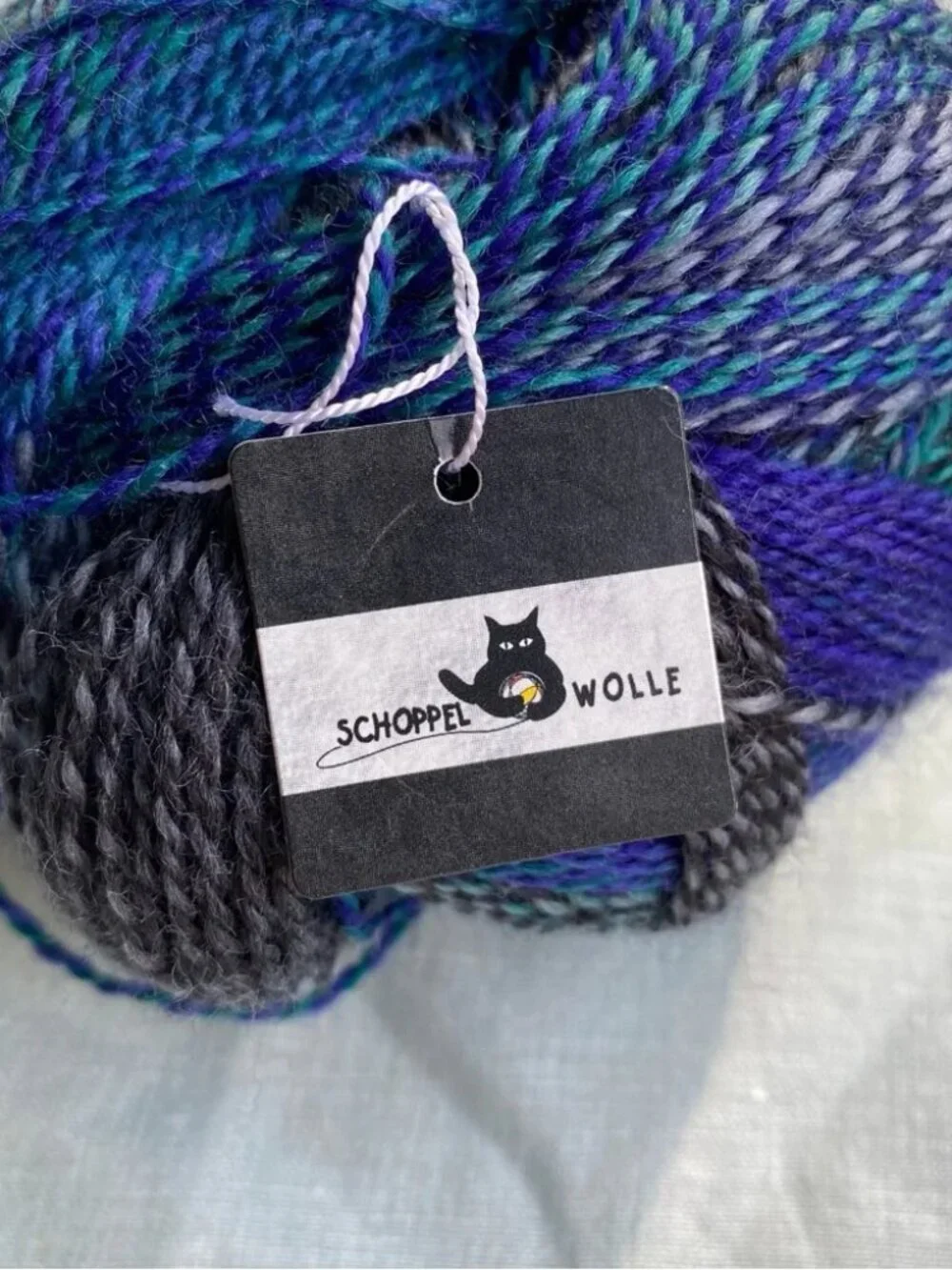 Schoppel Zauberball 100g yarn ball color 1511 U Boot blues stripes